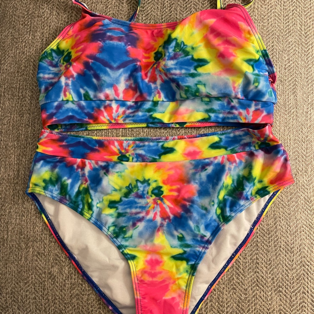 Shein Tie Dye Bikini